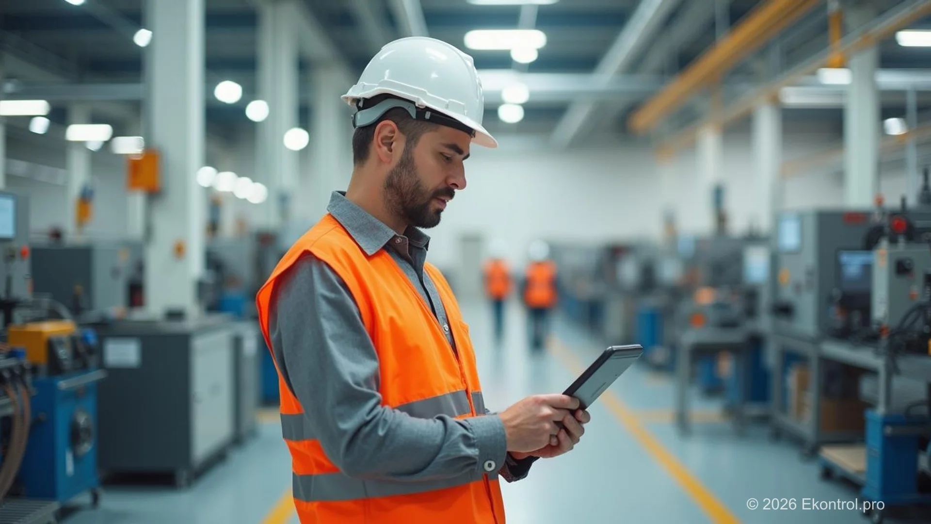 Management review meeting: ISO standards for business and quality metrics in a modern boardroom
