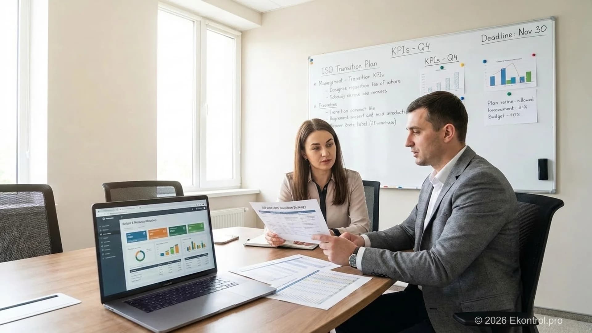 KPIs and budget control for ISO 22002-100:2025 and FSSC 22000 V7 PRP transition project