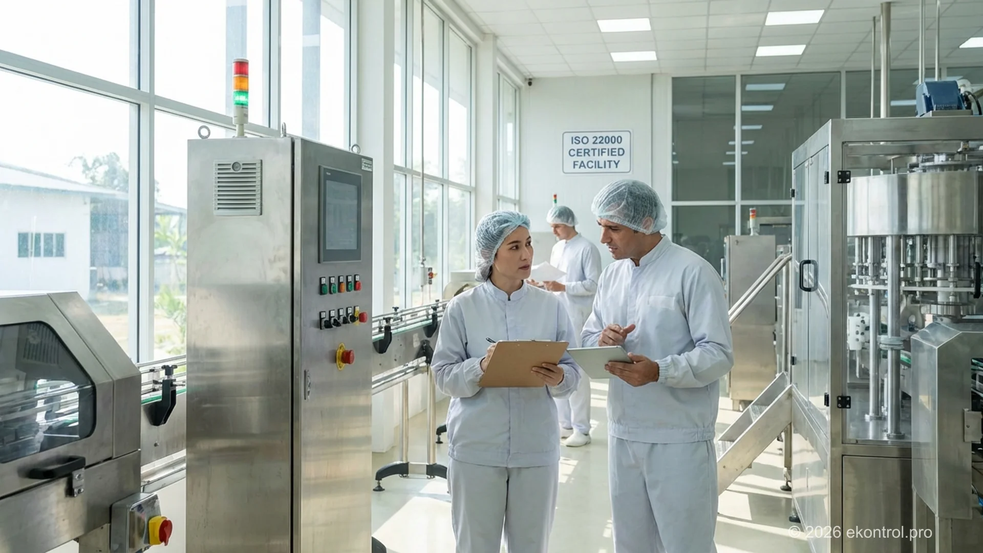 Quality team at a food production facility