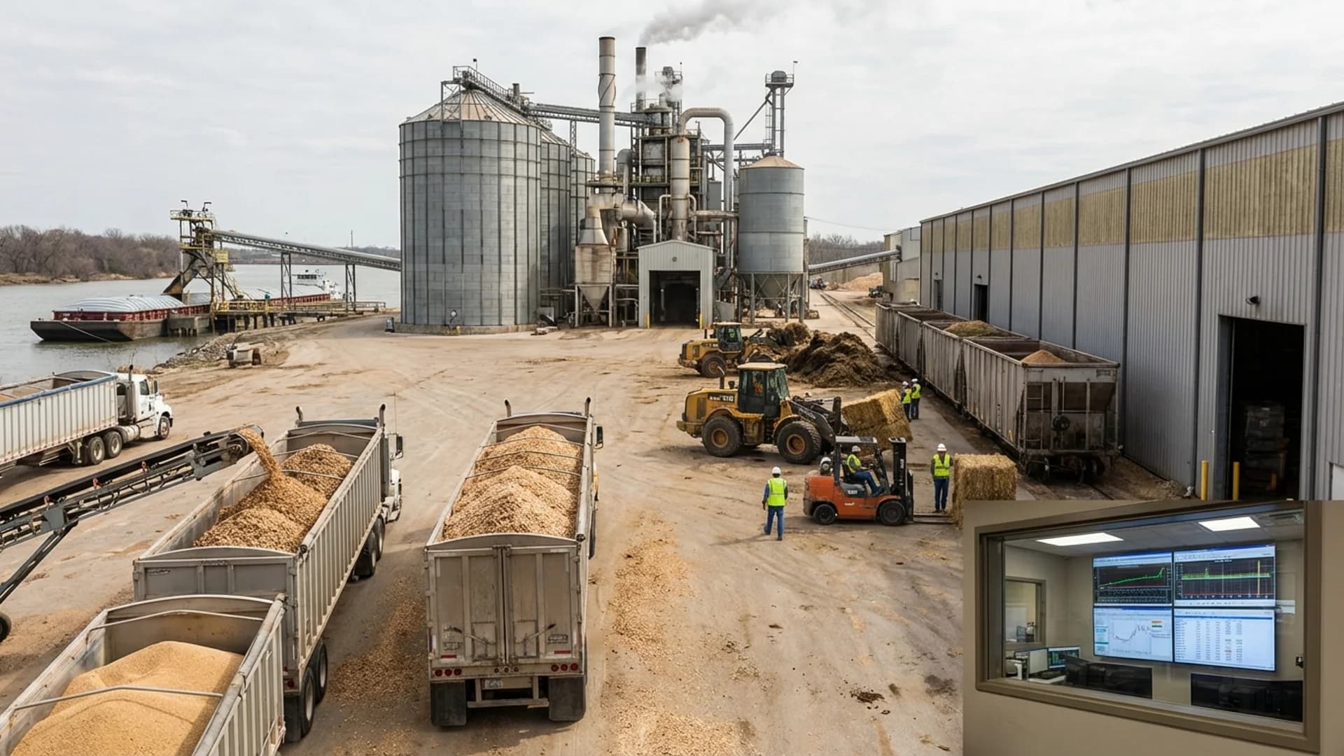 Agro and biomass raw material traders