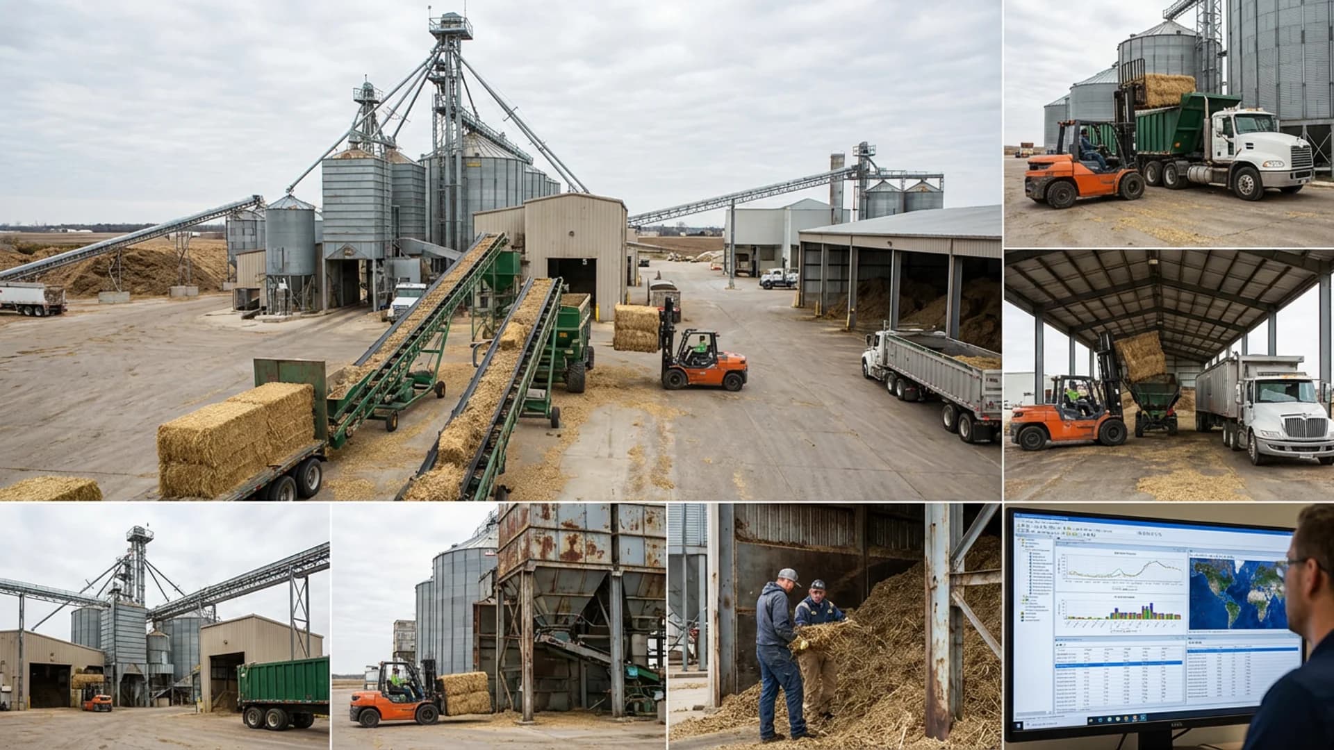 Plant biomass processors
